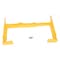 Vestil Steel Trailer Wheel Lock, 24 X 35 Usable, For Use On Dual Tires, Yellow TWL-2435 - alternate 2